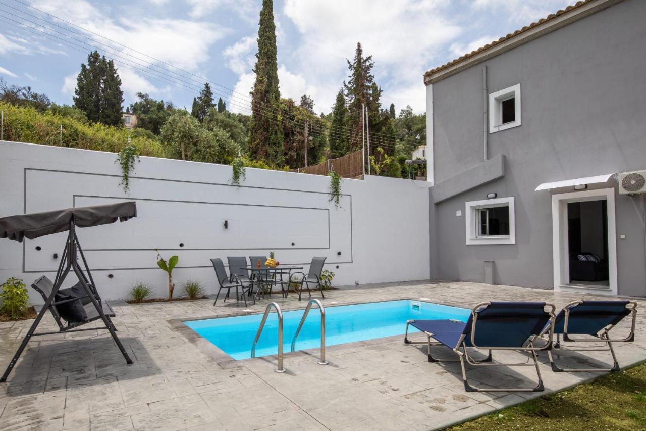Summer Stories Pool Villa Potamos  ภายนอก รูปภาพ